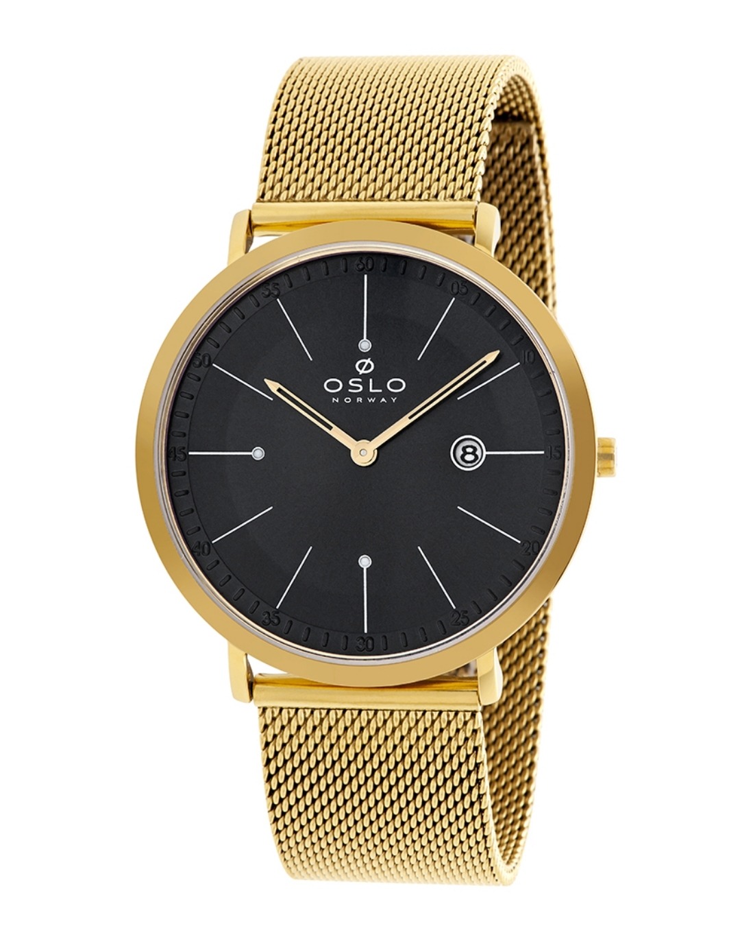  Relógio Oslo Masculino Prata Slim OMBSSS9U0003