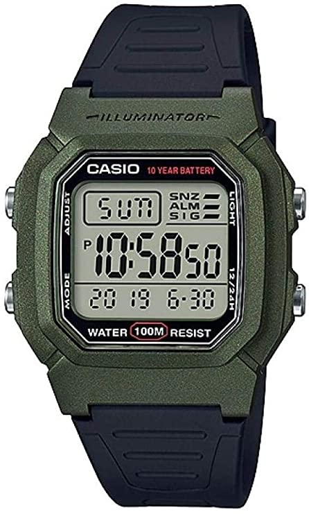 Relógio Casio Digital Unissex W-800HM-3AVDF