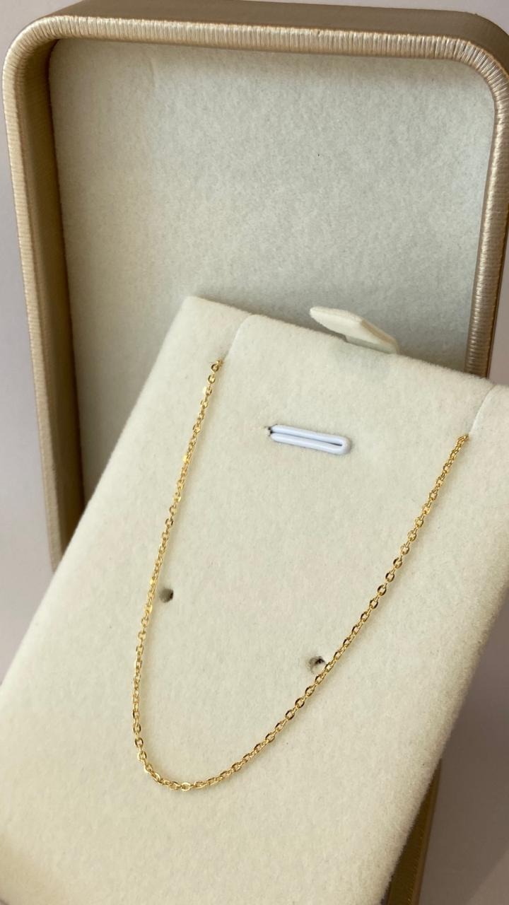 Corrente em Ouro 18K Bailarina 40cm