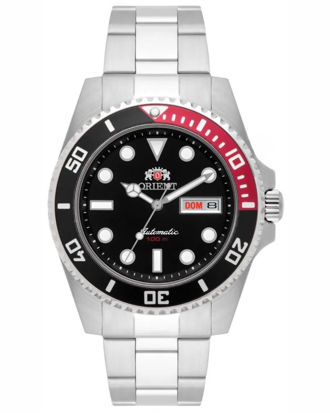 Relógio Orient Automático Submariner Masculino Prata 469SS068NH