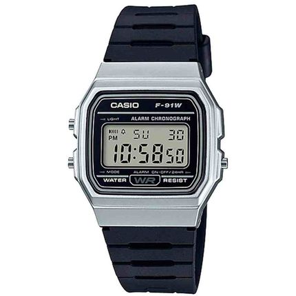 Relógio Casio Digital Unissex F-91WM-7ADF