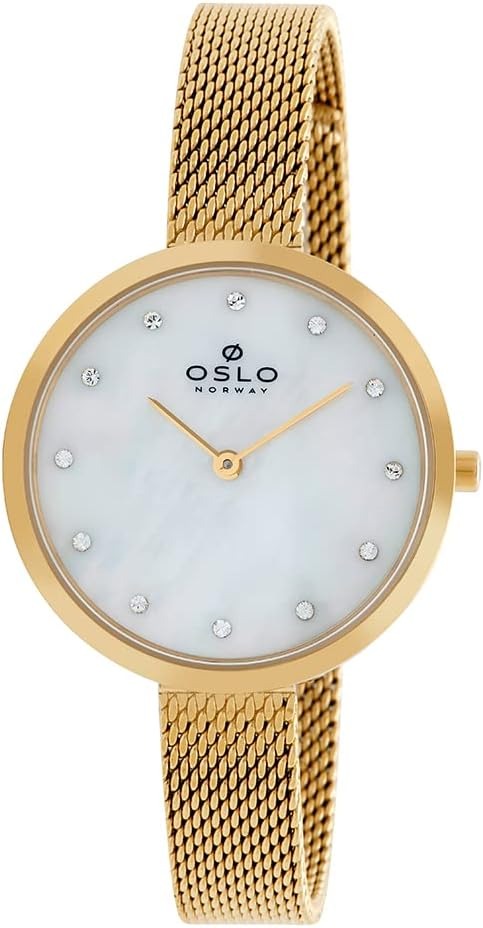 Relógio Oslo Feminino Slim Dourado ofgsss9t0002 b1kx