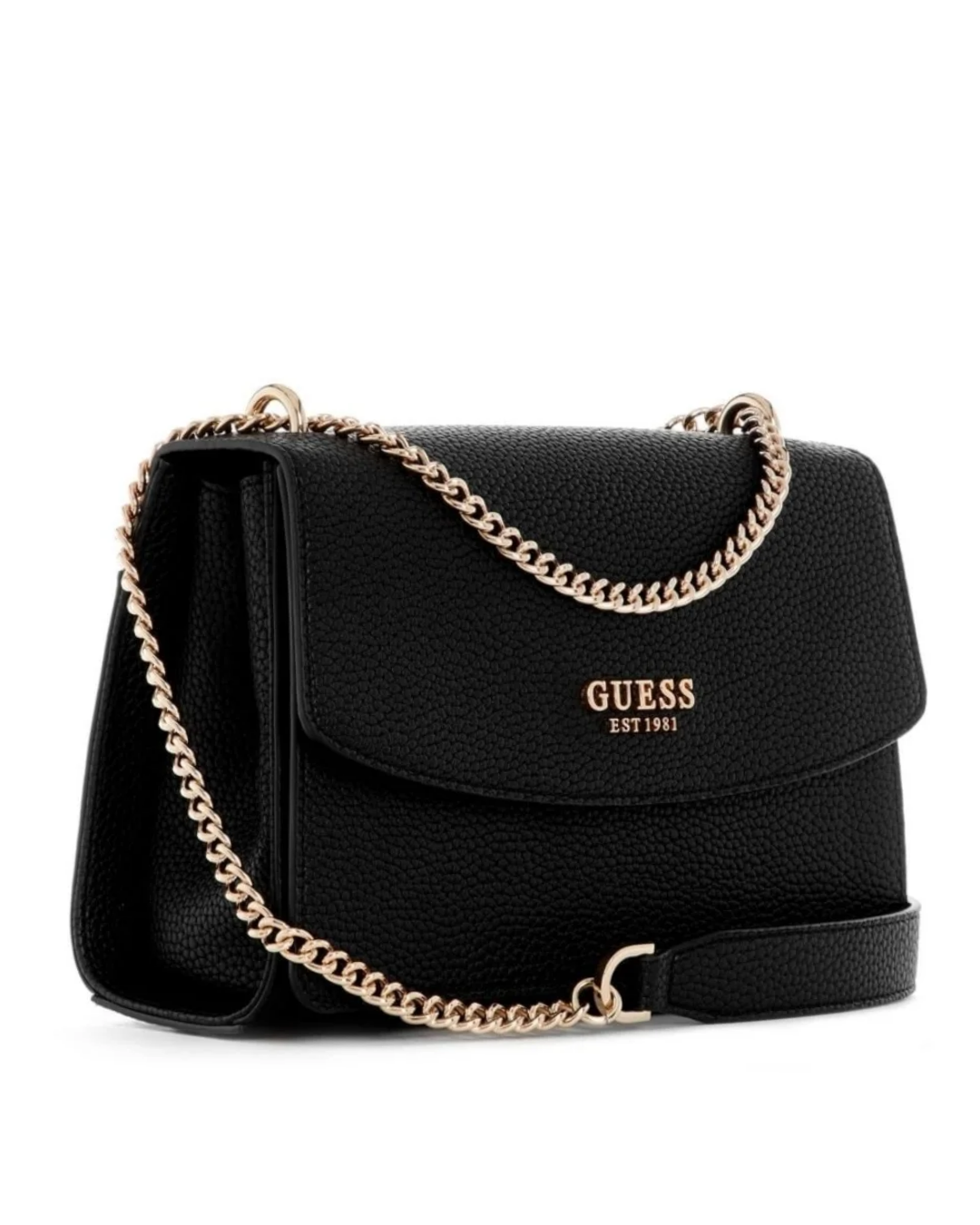 Bolsa Guess Calista Transversal Flap preto