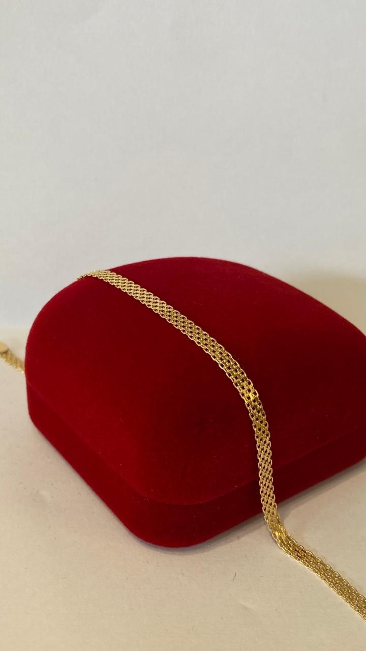 Pulseira em Ouro 18K Bismark