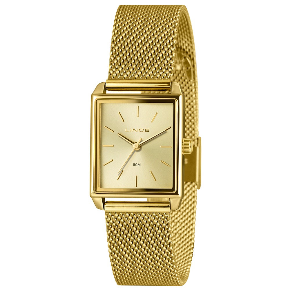 Relógio Lince Feminino Dourado LQG4766L25 C1KX