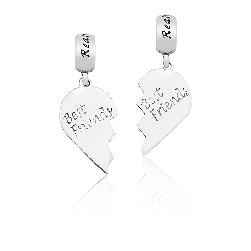 Berloque em Prata Best Friend 