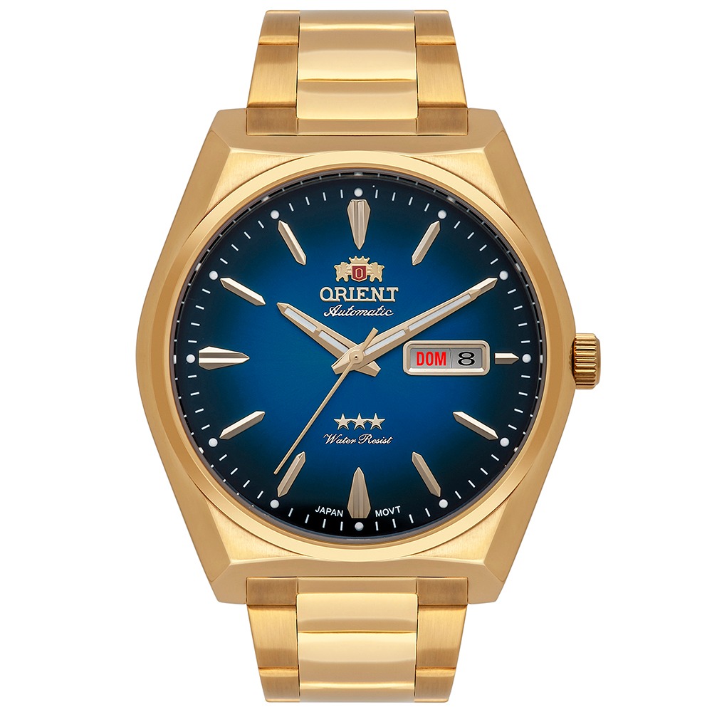 Relógio Orient Automático Masculino Dourado F49GG013