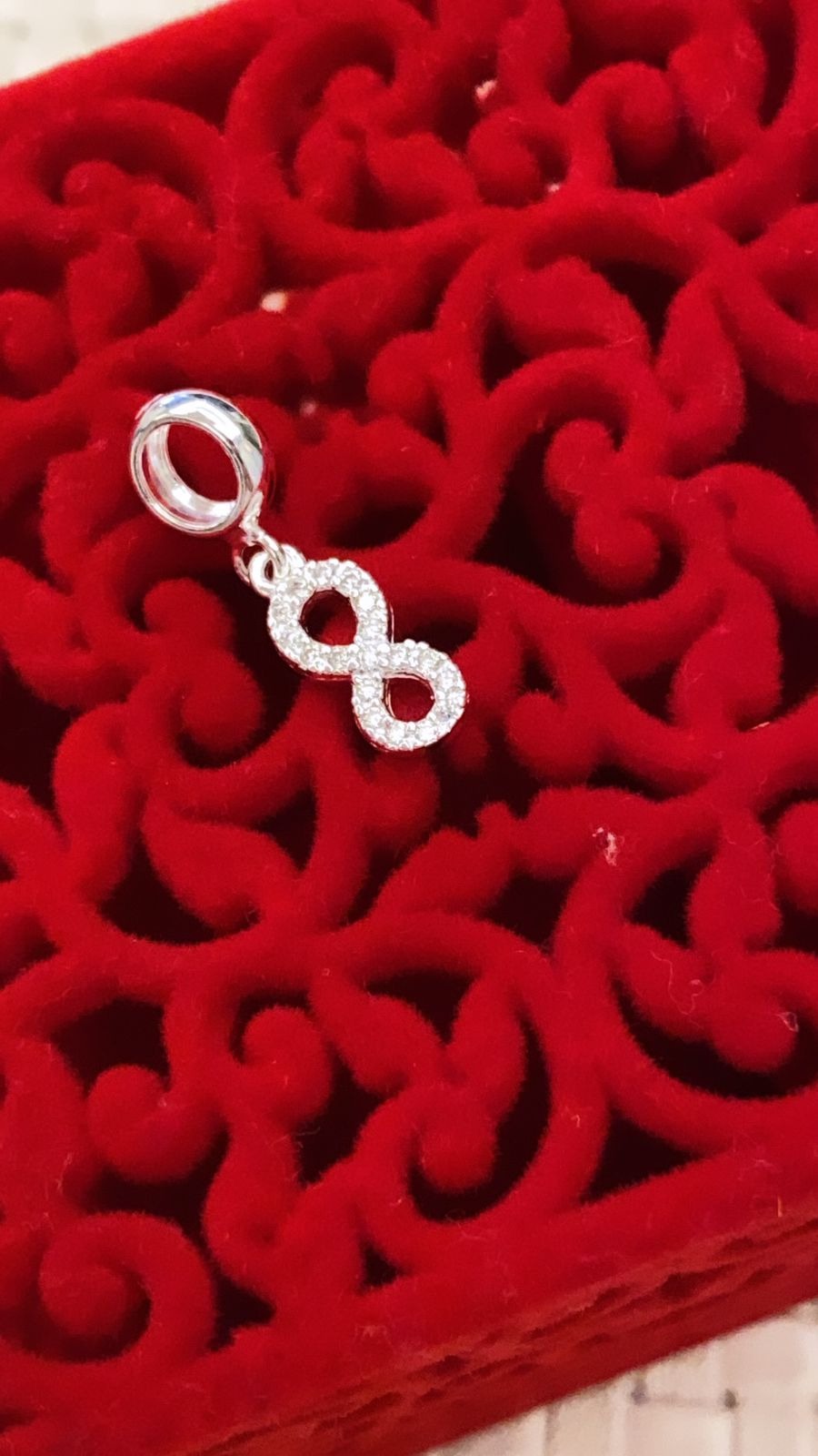 Berloque em Prata Pingente Infinito