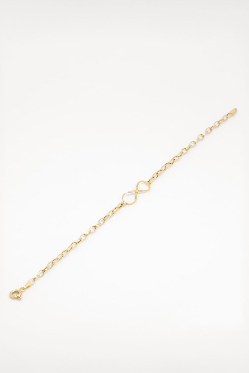 Pulseira em Ouro 18K Infinito