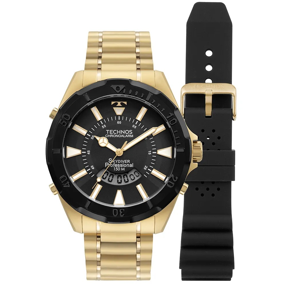 Relógio Technos Masculino Skydiver Bicolor WT2050AU/T1P