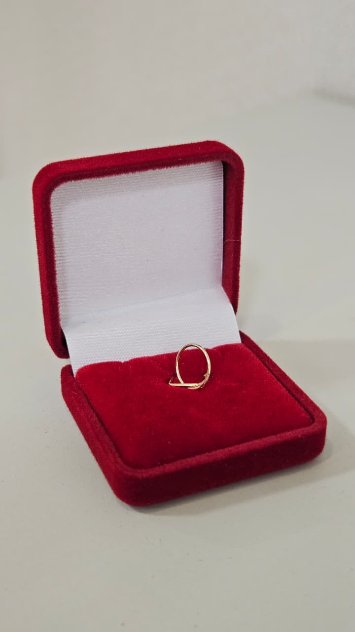 PIERCING DE OURO 18K ARGOLA PARA ORELHA/NARIZ