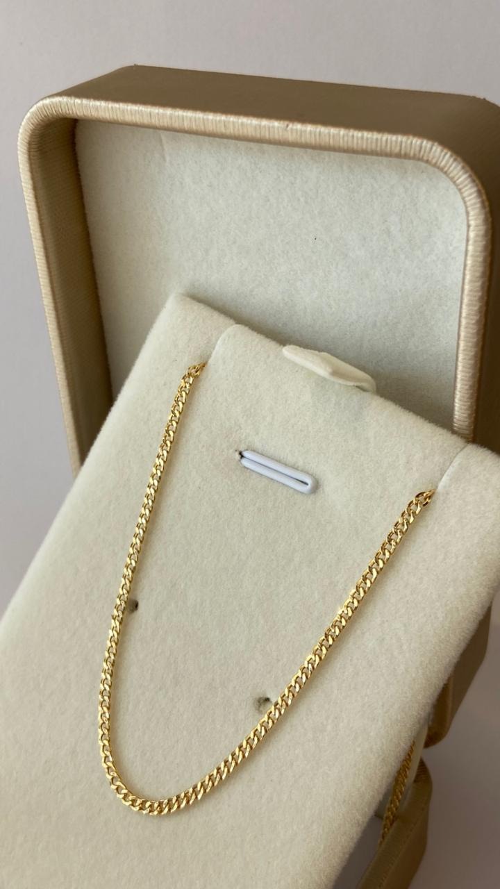 Corrente em Ouro 18K Grumet 60cm
