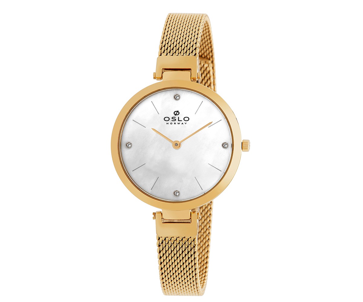 Relógio Oslo Feminino Slim Dourado OFgSSS9T0006 B1kX