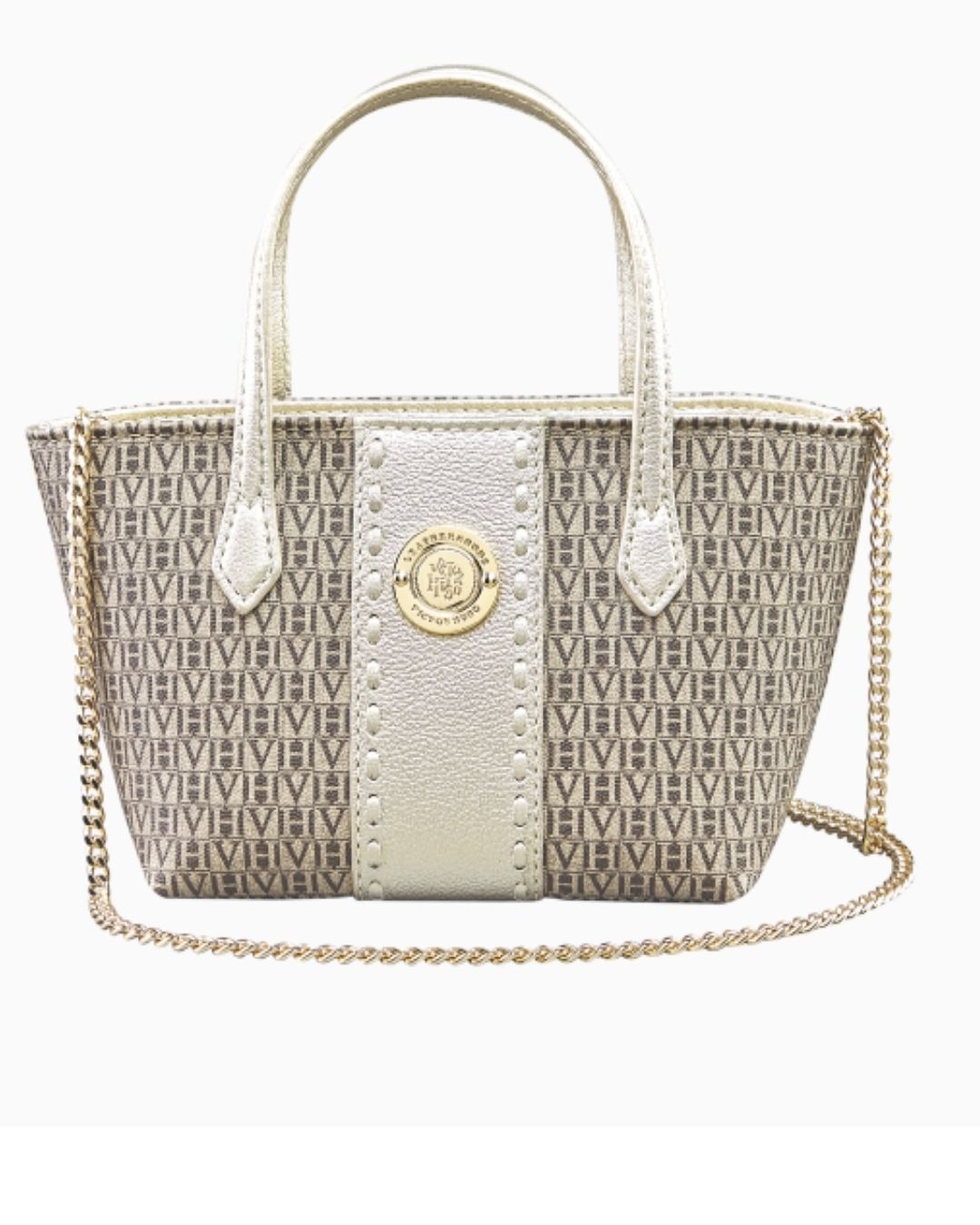 Bolsa Victor Hugo Baby Jessy Champagne