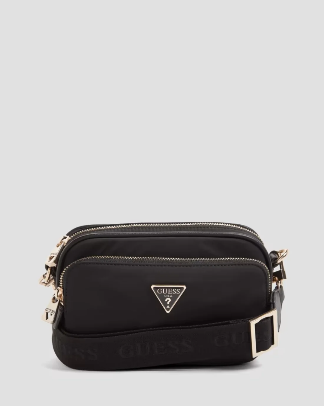 Bolsa Guess Gemma Eco Transversal Preta