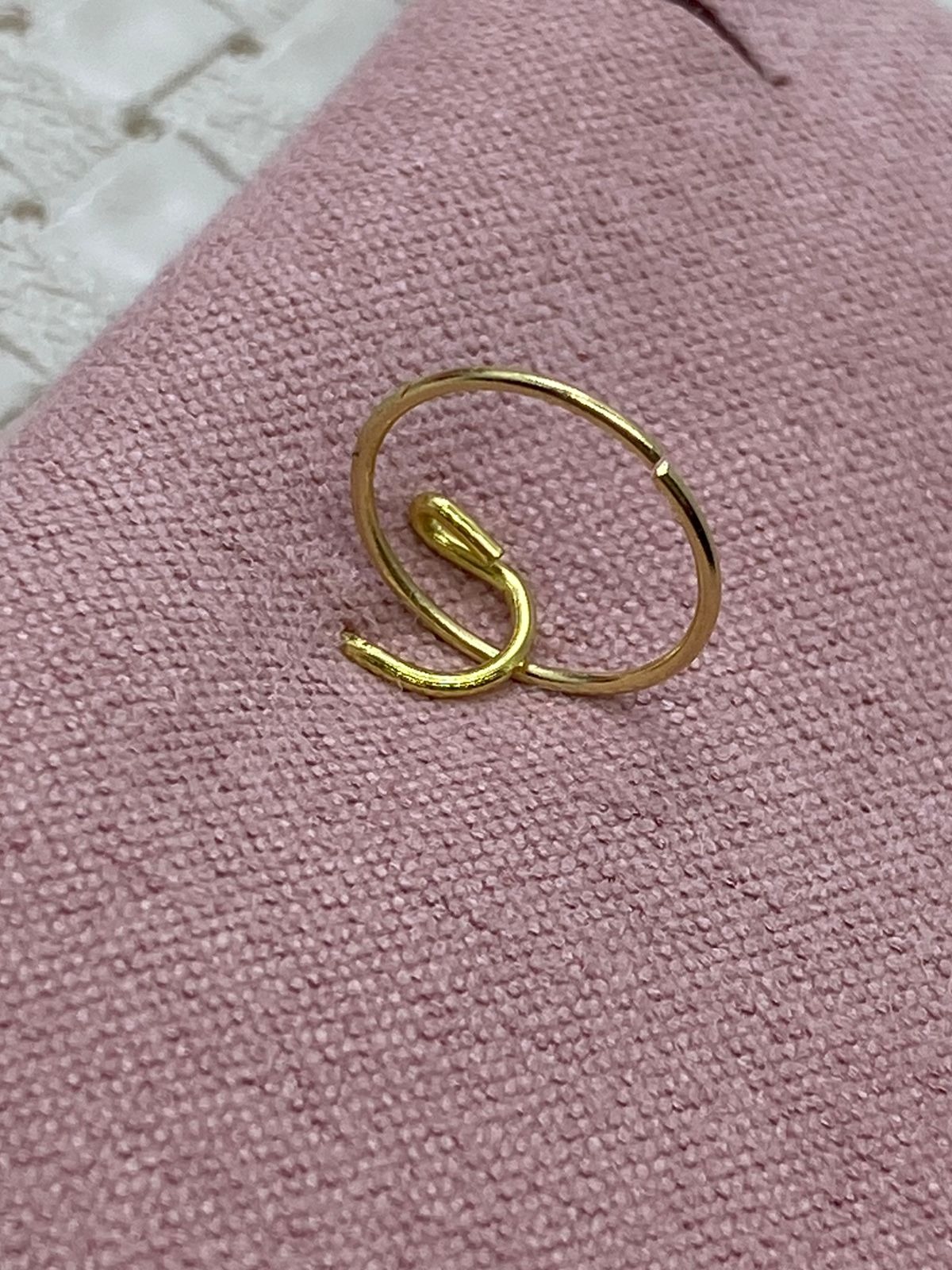 Piercing Orelha de Ouro 18K Pérolas Fio Veneziana - Joiasgold Mobile