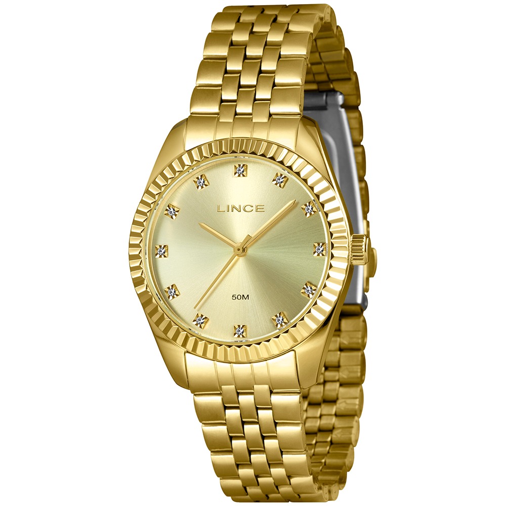 Relógio Lince Feminino Dourado LRGJ152L36 C1KX