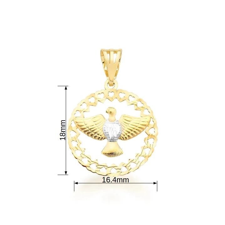 Pingente em Ouro 10K ESPÍRITO SANTO 