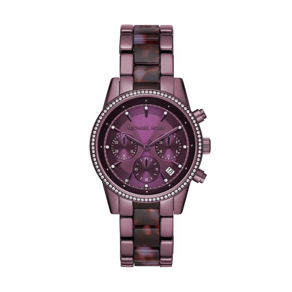 Relógio Michael Kors Feminino Ritz Violeta MK6720/1NN