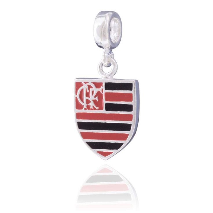Berloque em Prata Time Flamengo