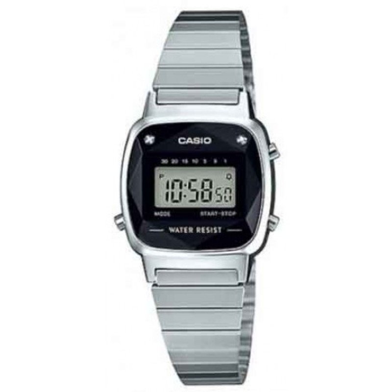 Relógio Casio Vintage Prata LA670WAD-1DF