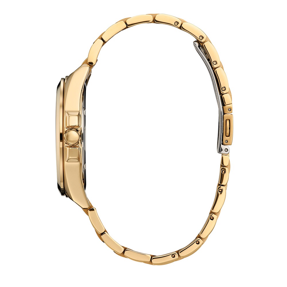 Relógio Citizen Masculino Peyten Eco-Drive Dourado com Mostrador Azul BM7532-54L