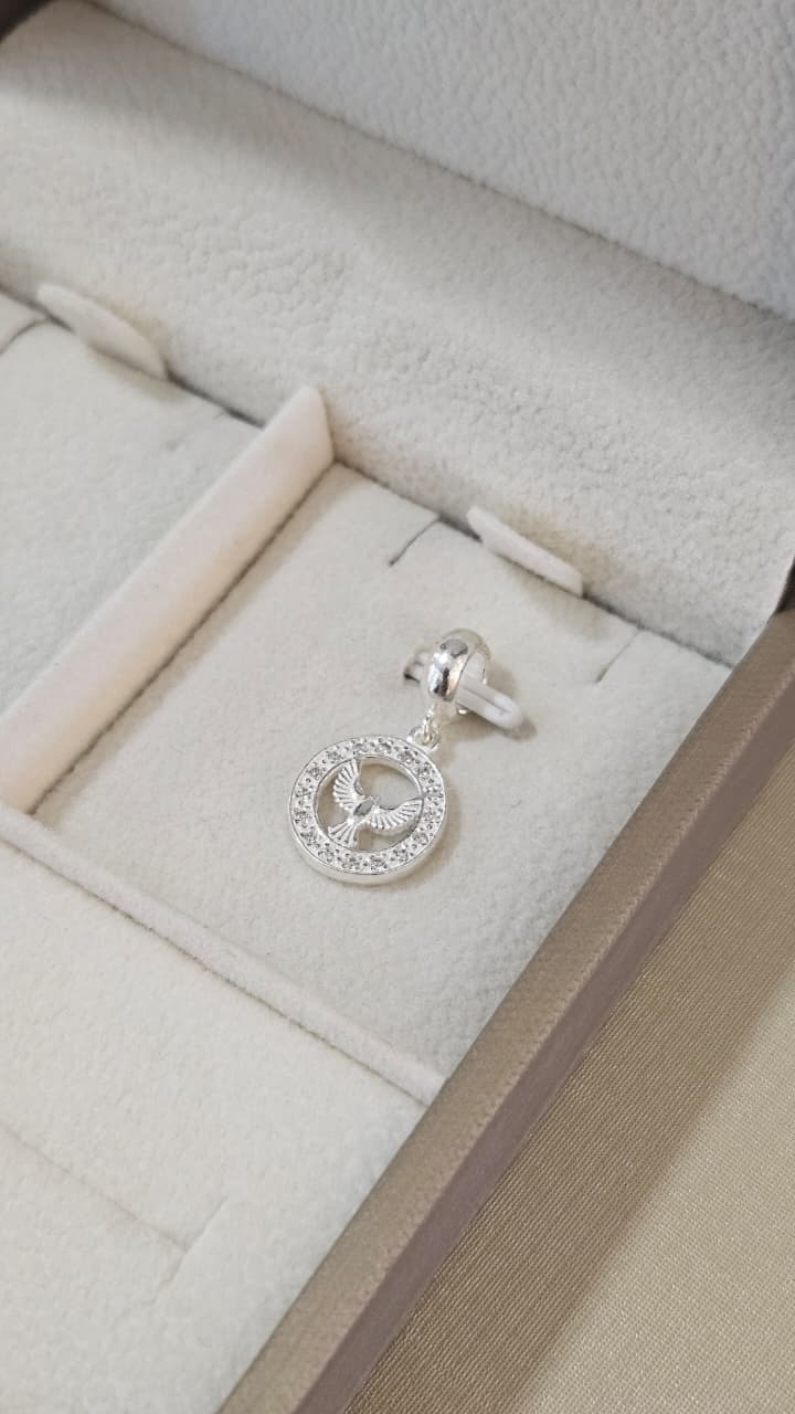 Berloque em Prata Espirito Santo