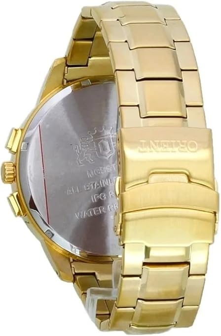 Relógio Orient Masculino MGSST005 P2KX Cronógrafo XL Dourado