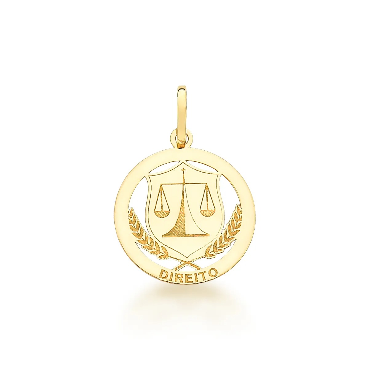 Pingente em Ouro 10K Profissão direito