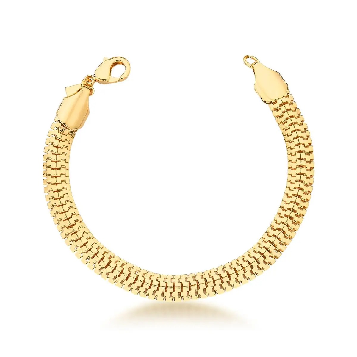 PULSEIRA SEMIJOIA ESTEIRA LISA 6MM