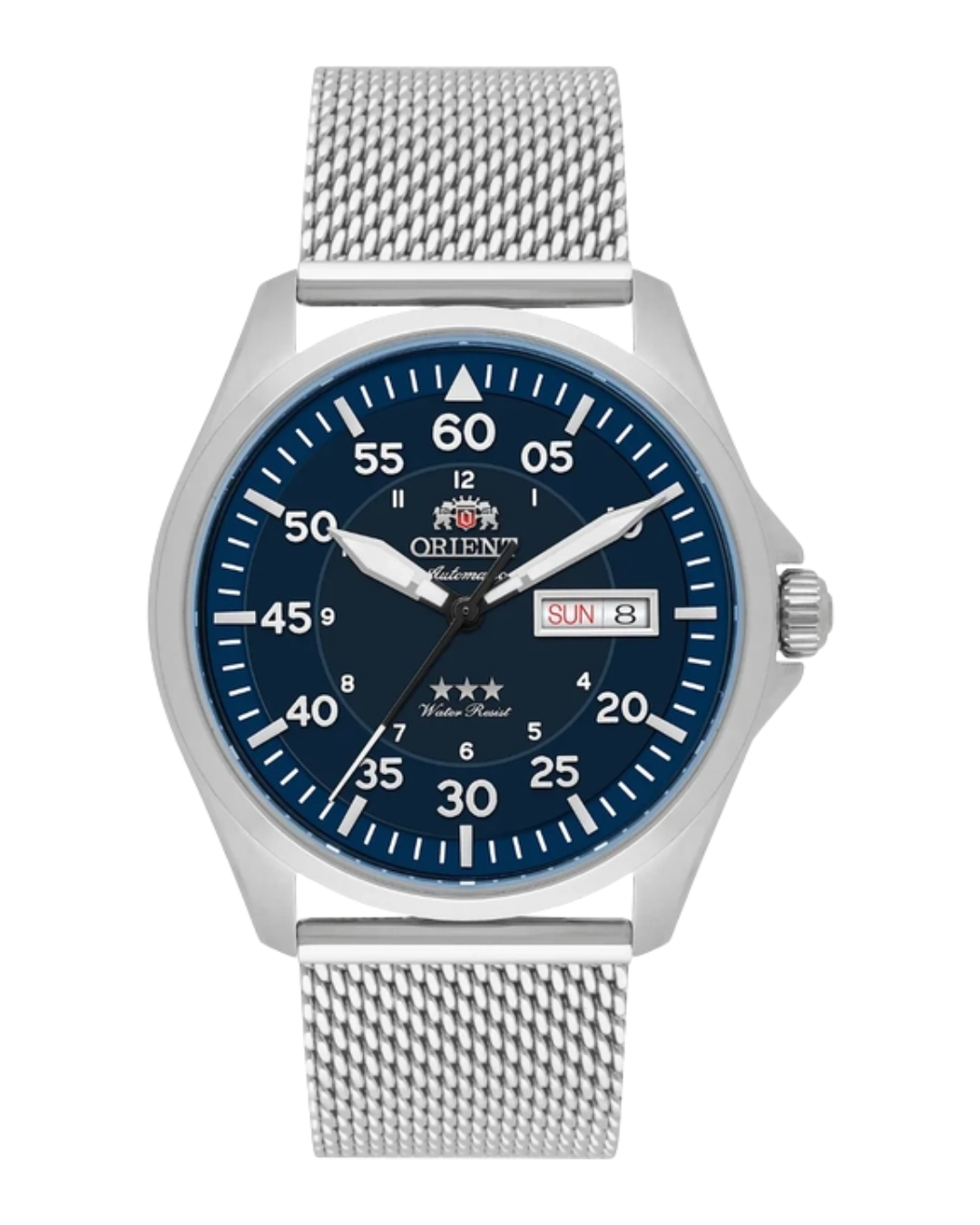 Relógio Orient Masculino Prata Automático 3 Estrelas Sport Air YN6SS009 D2SX