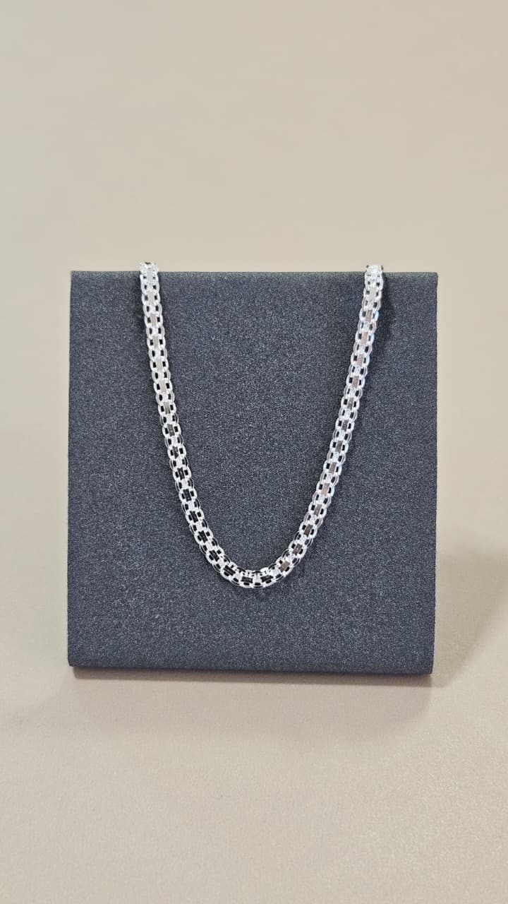 Pulseira em Prata Bismark 2 fios