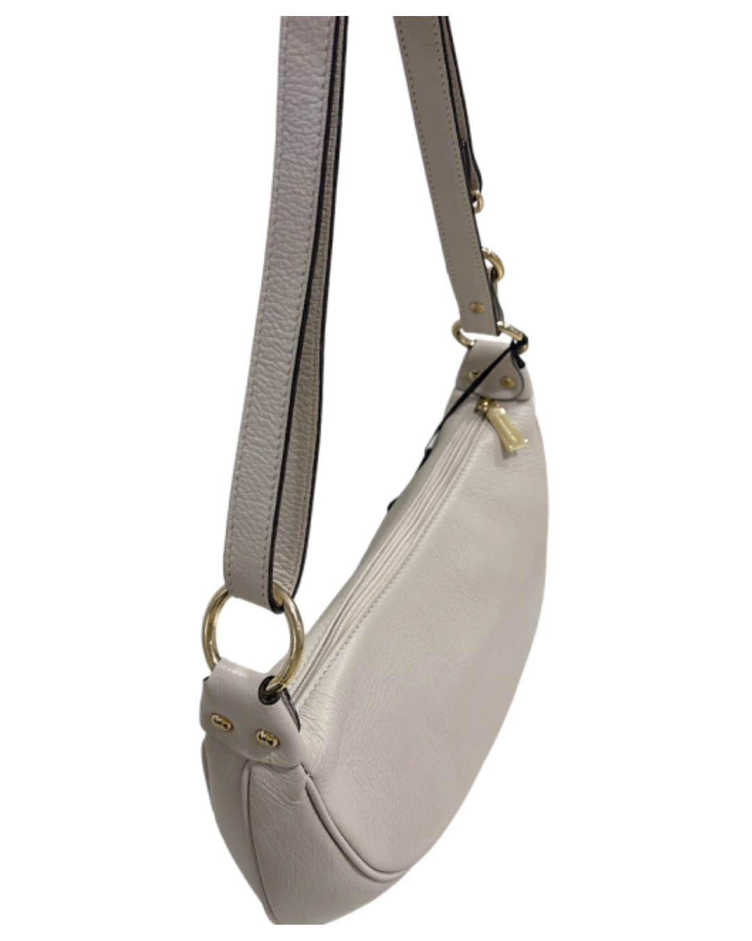 Bolsa Smartbag Tiracolo em Couro Floater Gelo Smart