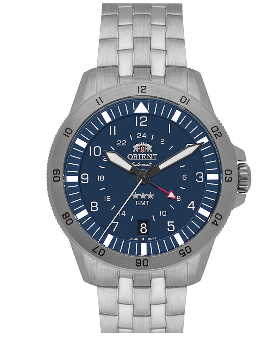 Relógio Orient Masculino Prata Automático NH3SS018