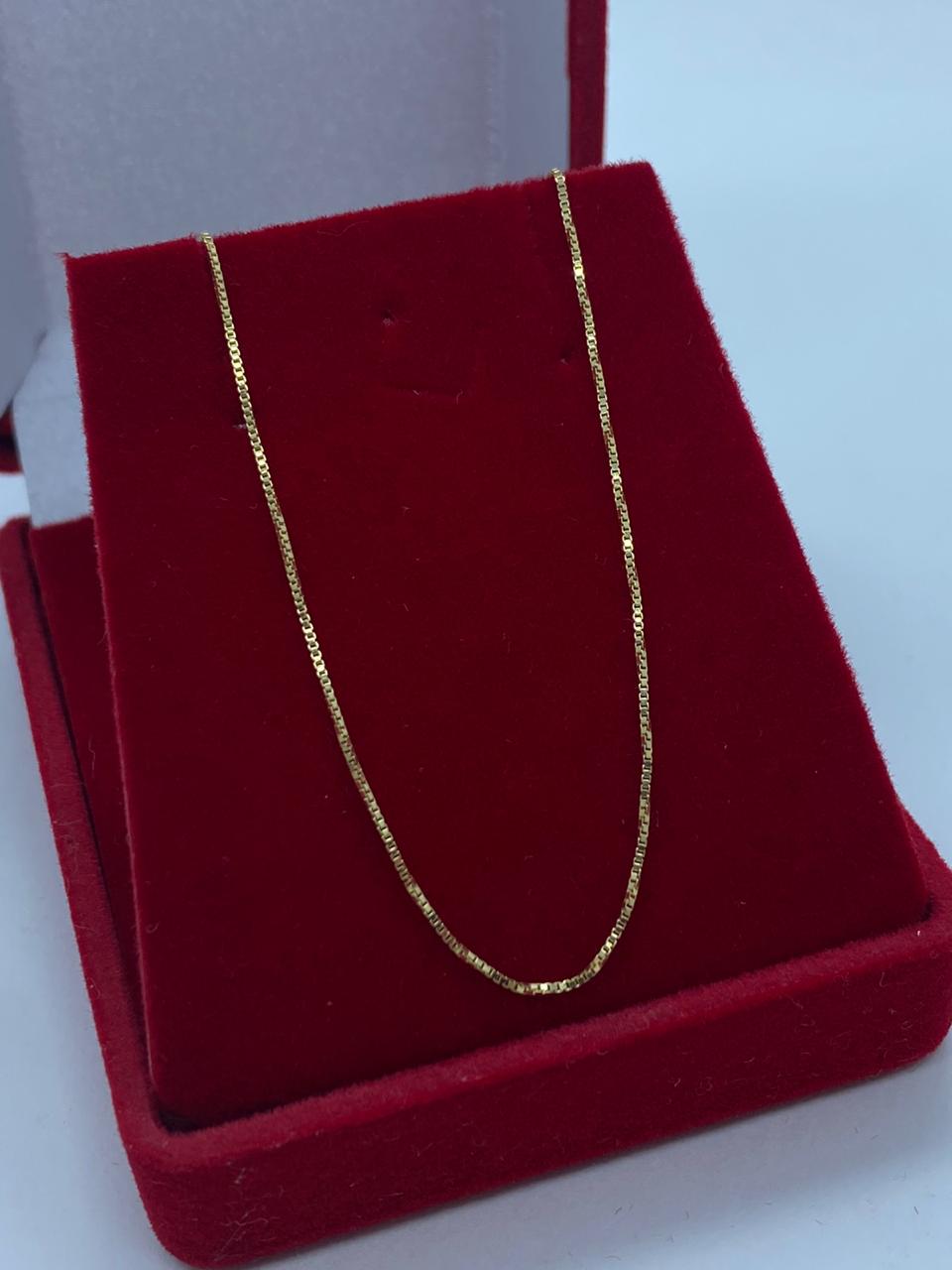 Corrente em Ouro 18K Veneziana 60CM