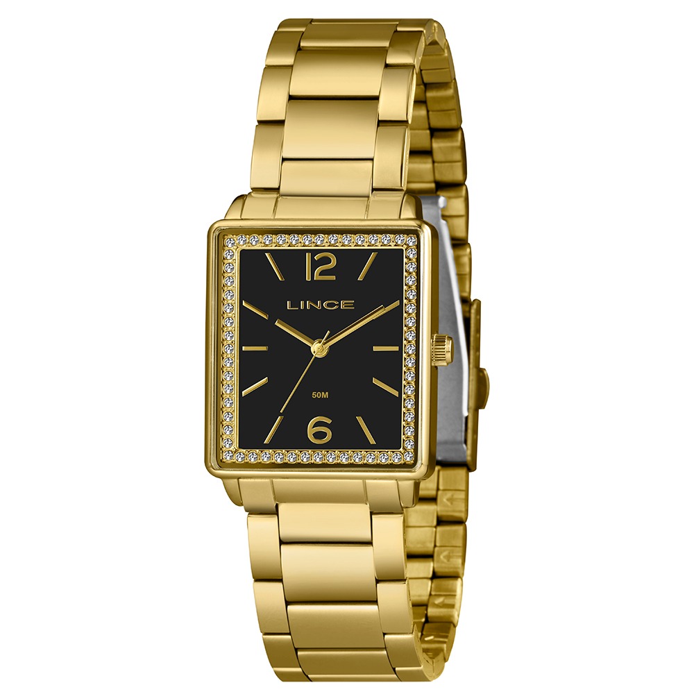 Relógio Lince Feminino Dourado LQG4737L28-P2KX