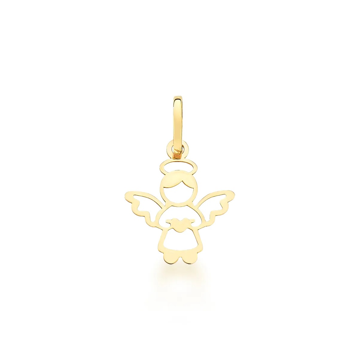 Pingente em Ouro 10K anjo