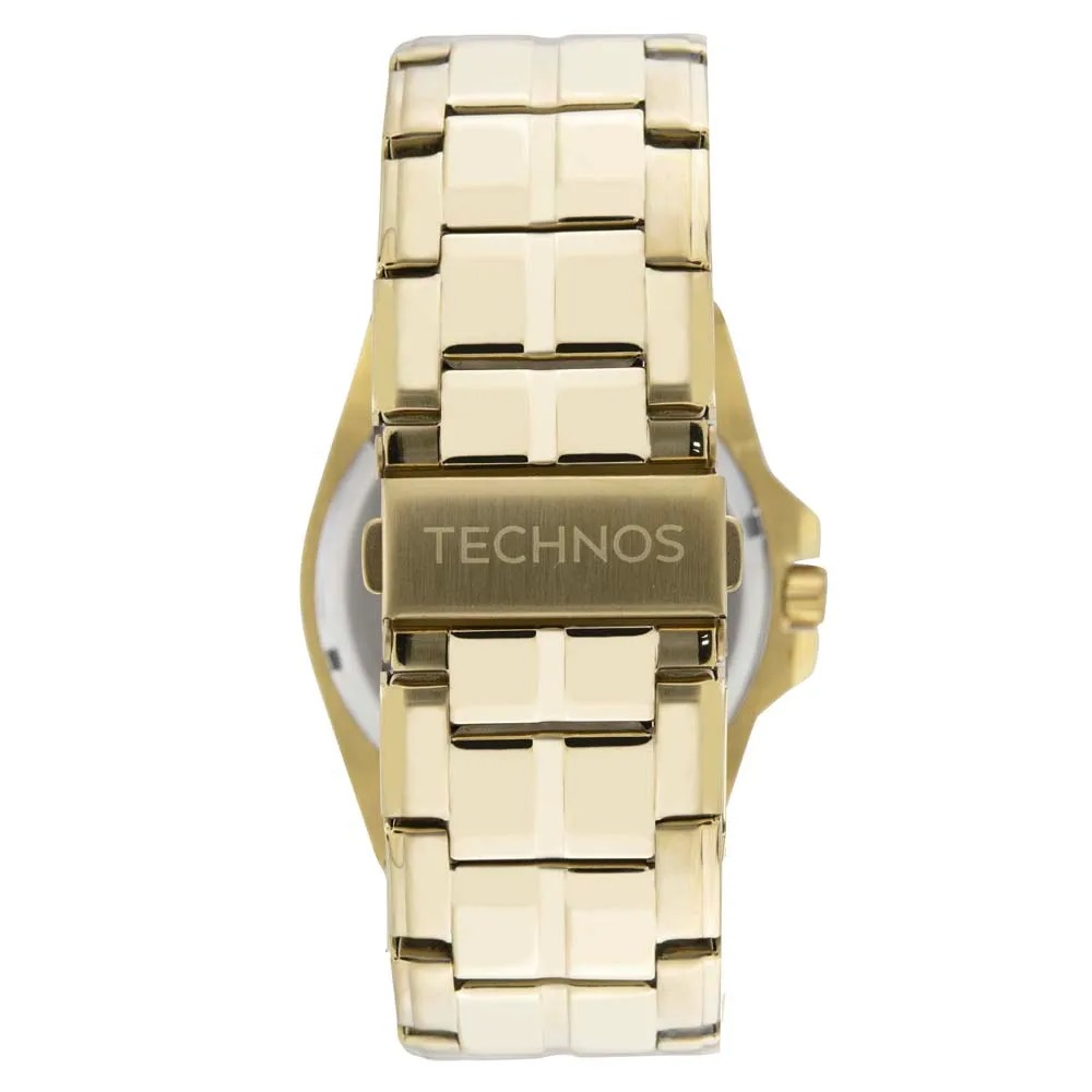 Relógio Technos Masculino Skymaster Dourado 6P79BV/1Pourado 8205PG/1X