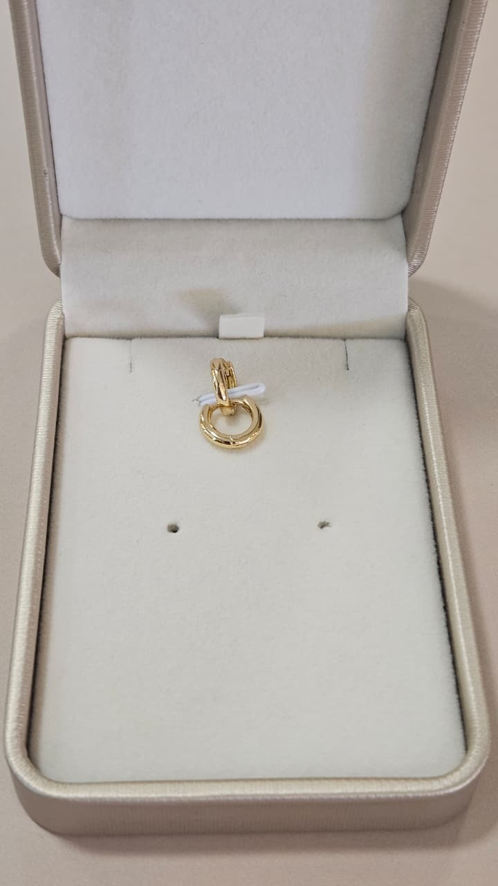 Brinco em Semijoia Argola Click Polida 10mm