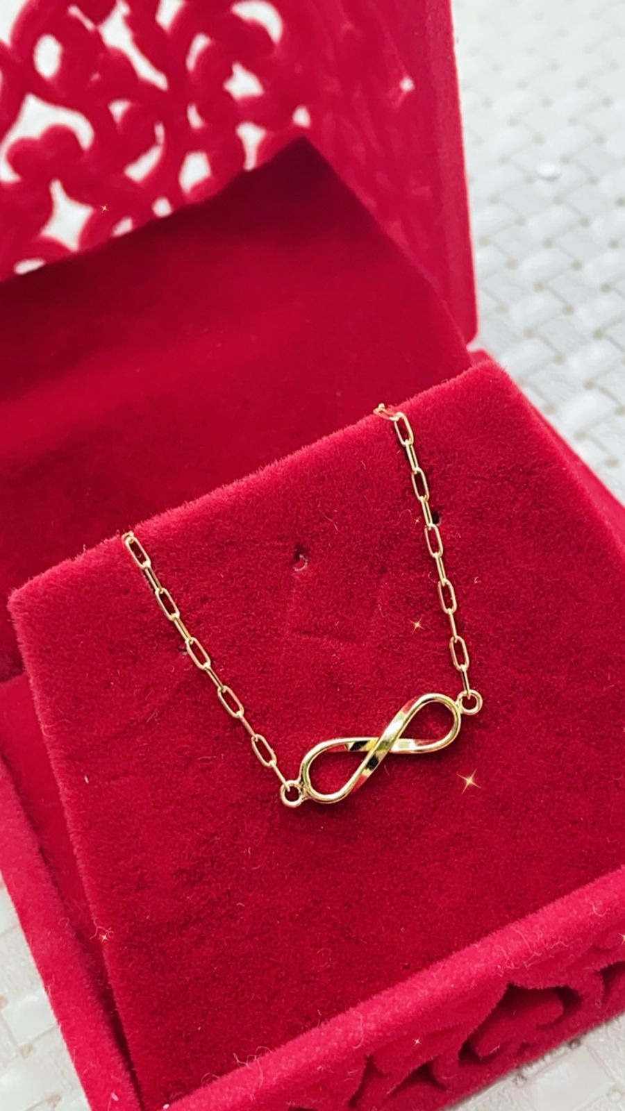 Pulseira em Ouro 18K Elo Cartier e Infinito