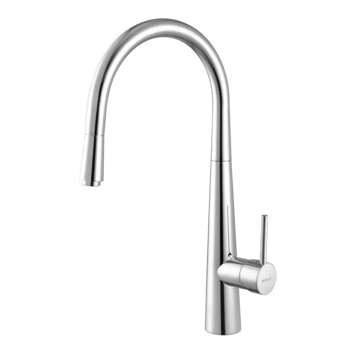 Torneira Monocomando Cozinha Extensível Cromado Meber