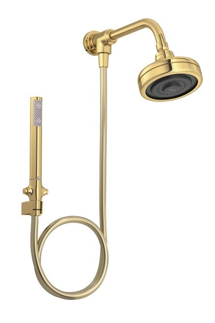 Kit chuveiro de parede com desviador e ducha Gold 1990.GL.STD.KIT.N