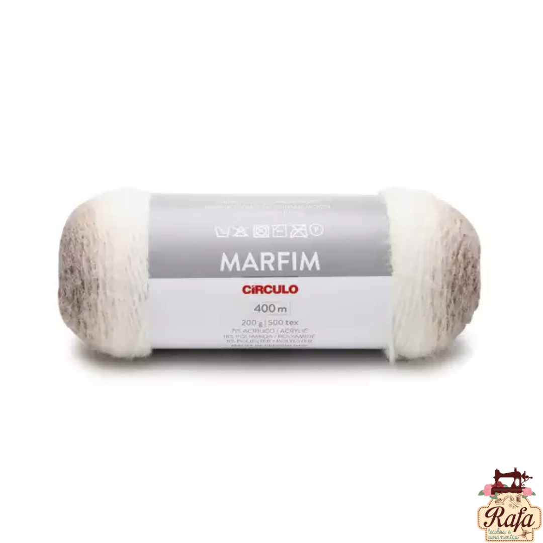 Lã Marfim 200gr Círculo - 9003 - Coffee