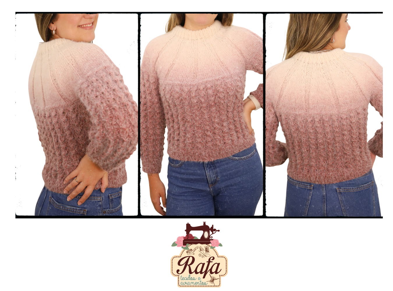 Blusa Degradê Marfim