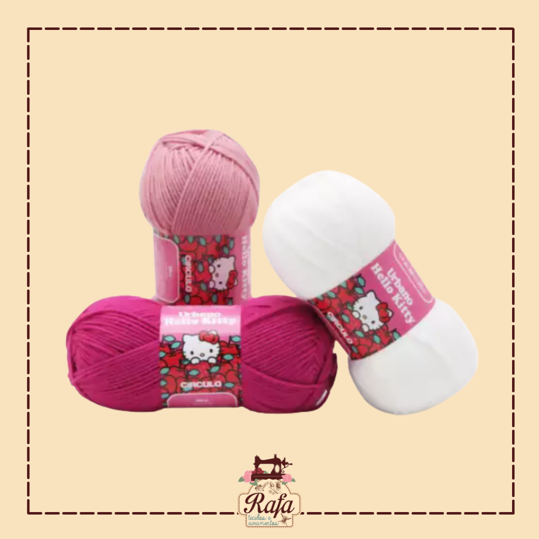 Fio Urbano Hello Kitty 100g Circulo