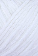 Amigurumi Chenille com 110mts 100g Círculo - 8001 Branco