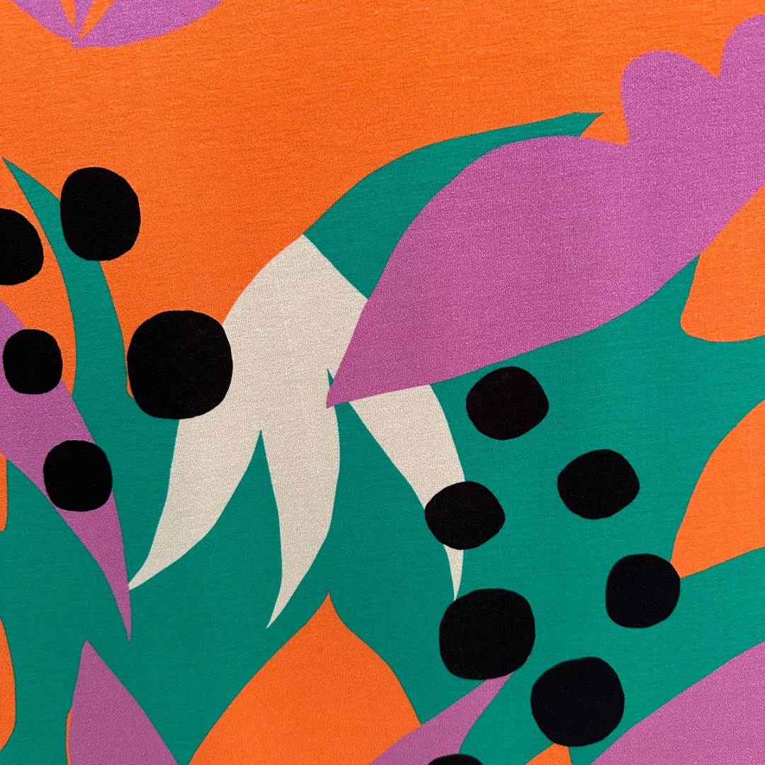 Visco crepe estampada 1 kg / 2,88 metros - Estampa 02