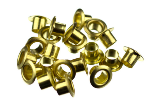 Ilhós Ferro Baxmann 50 C/1000 und. - Dourado