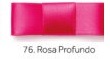 Fita Cetim Najar Dupla Face 100 Metros 3mm / Nº 0 - Ref.: 50/00 - Rosa Profundo 76