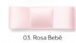 Fita Cetim Najar Face Simples 50 Metros 38mm / nº 9 - Ref.: 40/09 - Rosa Bebe 03